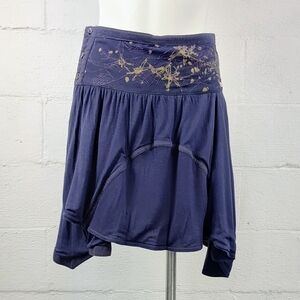 Diesel Navy Blue Wrap Skirt